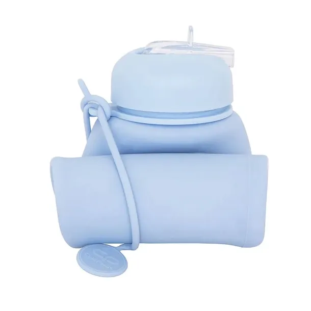bidon-silikonowy-600ml-collpack-pump-pudrowy-niebieski-pojemnosc-600-ml