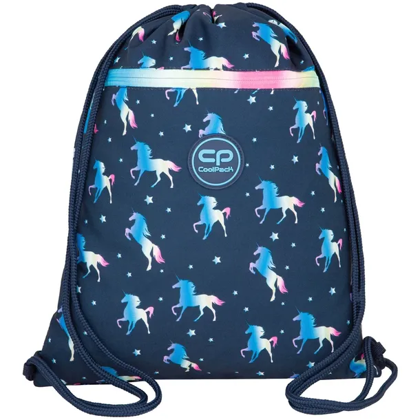 worek-na-obuwie-coolpack-blue-unicorn-stan-nowy