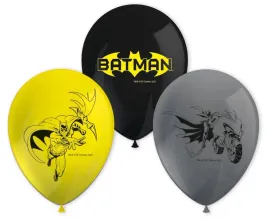balony-lateksowe-procos-batman-liga-sprawiedliwosci-8-sztuk