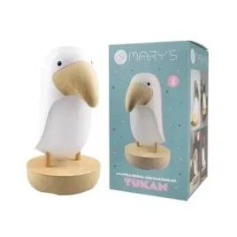 lampka-nocna-led-i-bluetooth-speaker-tukan-bialy