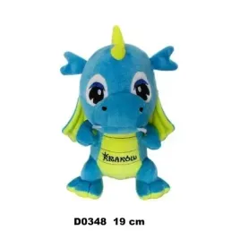 smok-krakow-blekitny-zolty-19cm