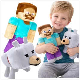 minecraft-zestaw-pluszowych-maskotek-2w1-steve-pies-denis