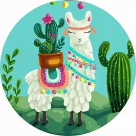 malowanie-po-numerach-owalne-lama