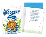 karnet-b6-urodziny-3-lew-stan-nowy