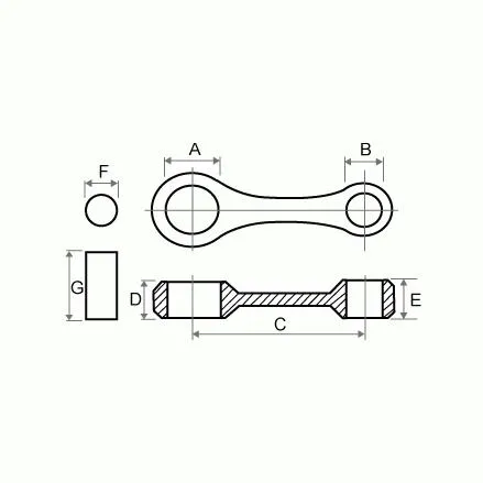 korbowod-tkrj-suzuki-dr200se-stan-nowy