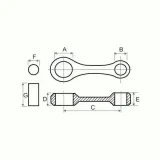 korbowod-tkrj-suzuki-dr200se-stan-nowy