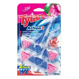 tytan-action-3-flower-zawieszka-kostka-toaletowa-do-wc-2x40g