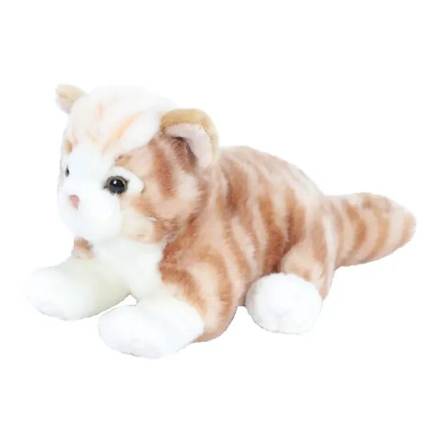 kot-lezacy-rudy-30cm-stan-nowy