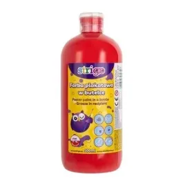 farba-plakatowa-w-butelce-500ml-czerwona-strigo