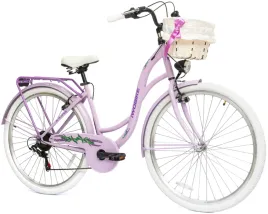rower-miejski-damski-28-damka-osprzet-shimano-bagaznik-koszyk-gratis