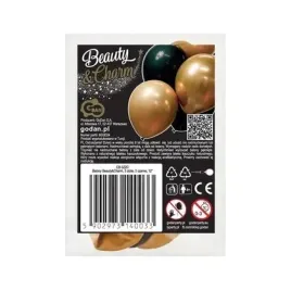 balony-beautyandcharm-zlote-i-czarne-5szt