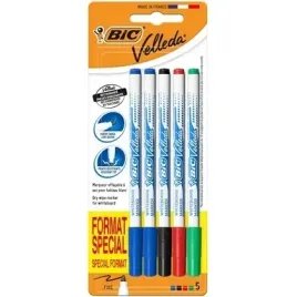 marker-suchoscieralny-bic-velleda-fine-1721-blister-5-szt