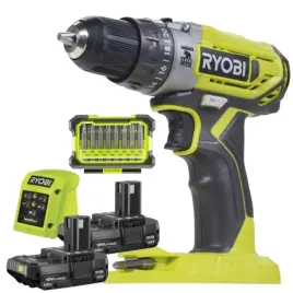 ryobi-wiertarko-wkretarka-udarowa-18v-2x1-5ah-ladowarka-zesaw-bitow-15-szt