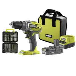 ryobi-wiertarko-wkretarka-one-18v-zestaw-bitow-60-szt-akumulator-2-0ah