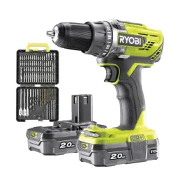 ryobi-wiertarko-wkretarka-18-v-2x2-0ah-zestaw-wiertel-i-bitow-95-szt