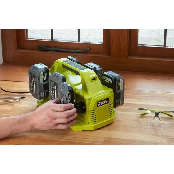ryobi-ladowarka-18v-6-portow-stan-opakowania-oryginalne