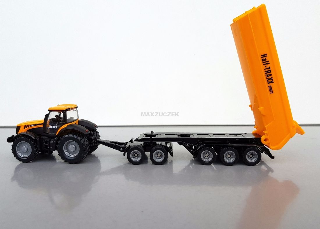 SIKU 1858  Traktor z wózkiem i wywrotką - W skali 1:87 