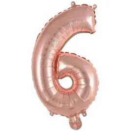 balon-foliowy-mini-cyfra-6-rozowe-zloto-29x40cm