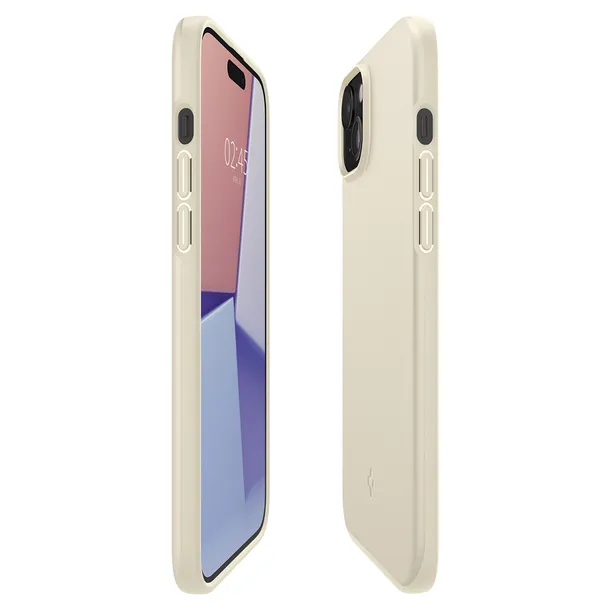 etui-ochronne-do-iphone-15-plus-thin-fit-bezowe-marka-spigen-stan-nowy