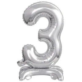 balon-foliowy-mini-cyfra-3-na-stojaku-srebrna