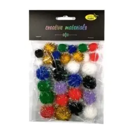 pompony-glitter-kolorowe-15-25mm-30szt