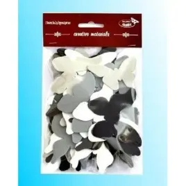 motyle-czarno-szaro-biale-52szt
