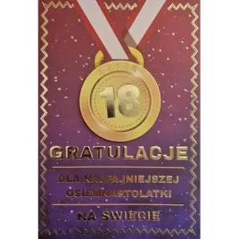 karnet-urodziny-18-medal-damskie