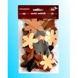 kwiatki-tonacja-brazowa-60szt