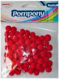 pompony-czerwone-10mm-100szt-stan-nowy