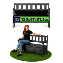lawka-ogrodowa-drewniana-z-oparciem-120cm-ze-skrzynia-taras-balkon-antracyt