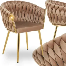 krzeslo-tapicerowane-welurowe-plecione-zlote-nogi-glamour-cappucino