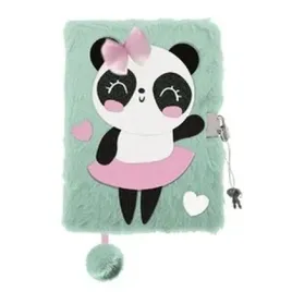 pamietnik-a5-wlochacz-z-klodka-3d-my-little-friend-panda-ballerina-96-k-f
