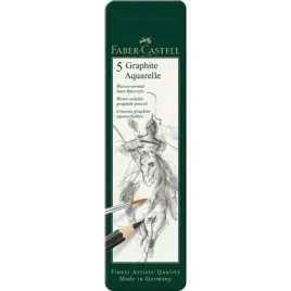 olowki-faber-castell-graphite-aquarelle-5-sztuk-bialy-kruk
