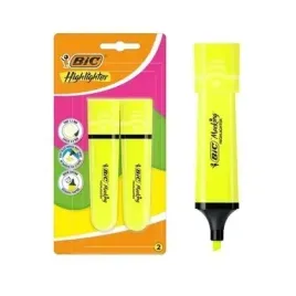 zakreslacz-flat-zolty-neon-2szt-bic-bic
