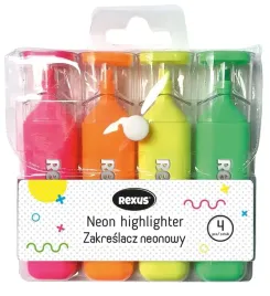 beniamin-zakreslacz-szkolny-biurowy-neonowy-4-sztuki