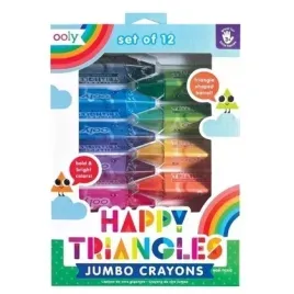 kredki-trojkatne-jumbo-happy-triangles-12szt-ooly