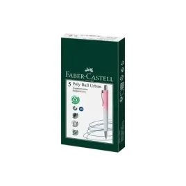 dlugopis-poly-ball-urban-xb-5szt-rozowy-faber-castell