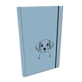 notes-a5-z-gumka-gladki-soft-touch-pies-niebieski-bee-bee