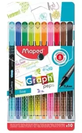 cienkopis-graph-peps-deco-10-kolorow-maped-maped