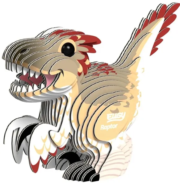 dinozaur-raptor-eugy-eko-ukladanka-3d-eugy-stan-nowy
