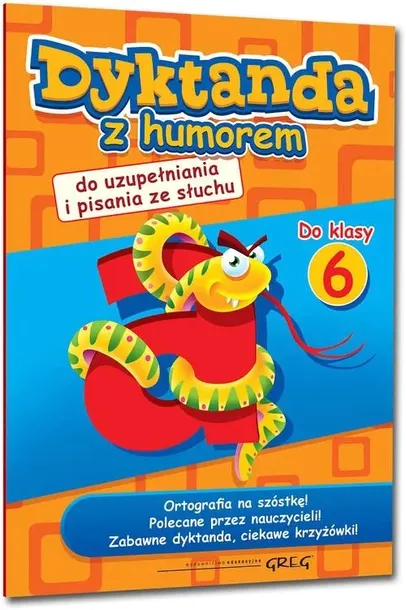 dyktanda-z-humorem-do-klasy-6-greg-wydawnictwo-wydawnictwo-greg