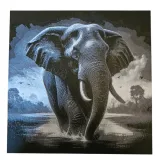 obraz-3d-elephant-hueforge-slon-szkic-pla-model-3d