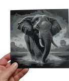 obraz-3d-elephant-hueforge-slon-szkic-pla-stan-nowy-model-3d