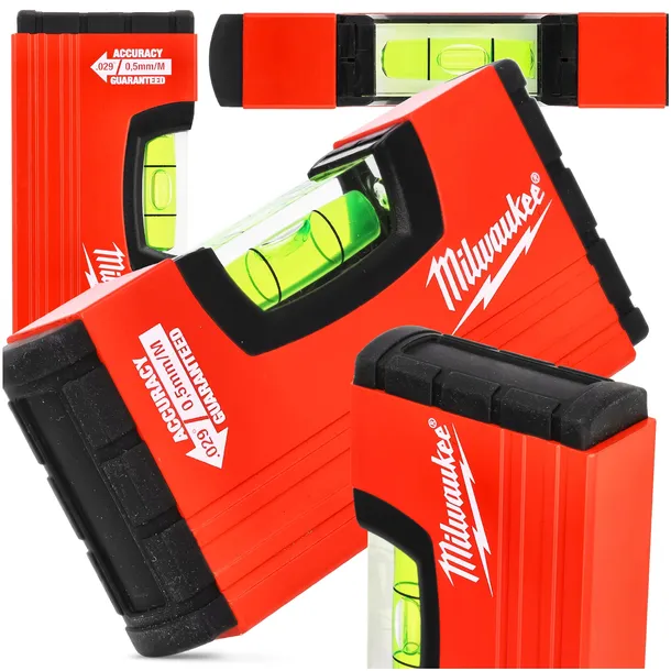 poziomica-mini-10-cm-milwaukee-magnetyczna-kompaktowa-precyzyjna-box-stan-nowy-stan-opakowania-oryginalne