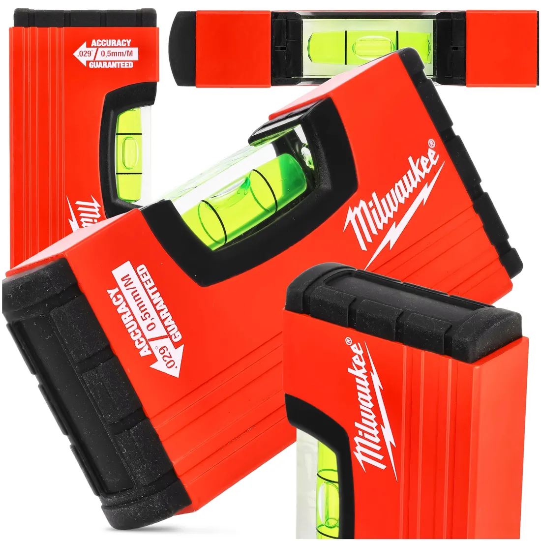 poziomica-mini-10-cm-milwaukee-magnetyczna-kompaktowa-precyzyjna-box-stan-nowy