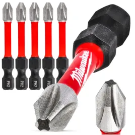 zestaw-bitow-udarowych-milwaukee-ph2-50-mm-shockwave-hex-1-4-5-szt-mocne