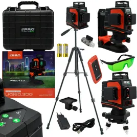 laser-plaszczyznowy-lk-360-3dg-zielony-z-pilotem-i-statywem-tr-650f