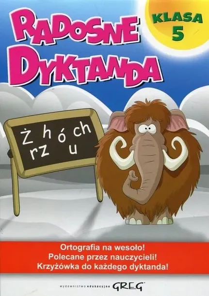 radosne-dyktanda-klasa-5-greg-greg-wydawnictwo-wydawnictwo-greg