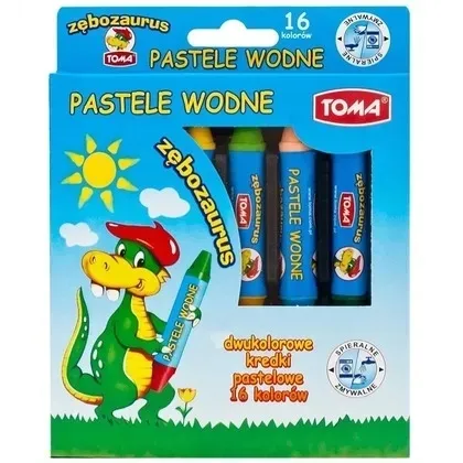 pastele-wodne-dwustronne-zebozaurus-16-kolorow-harperya