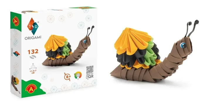 origami-3d-slimak-alex-alexander-plec-chlopcy-dziewczynki